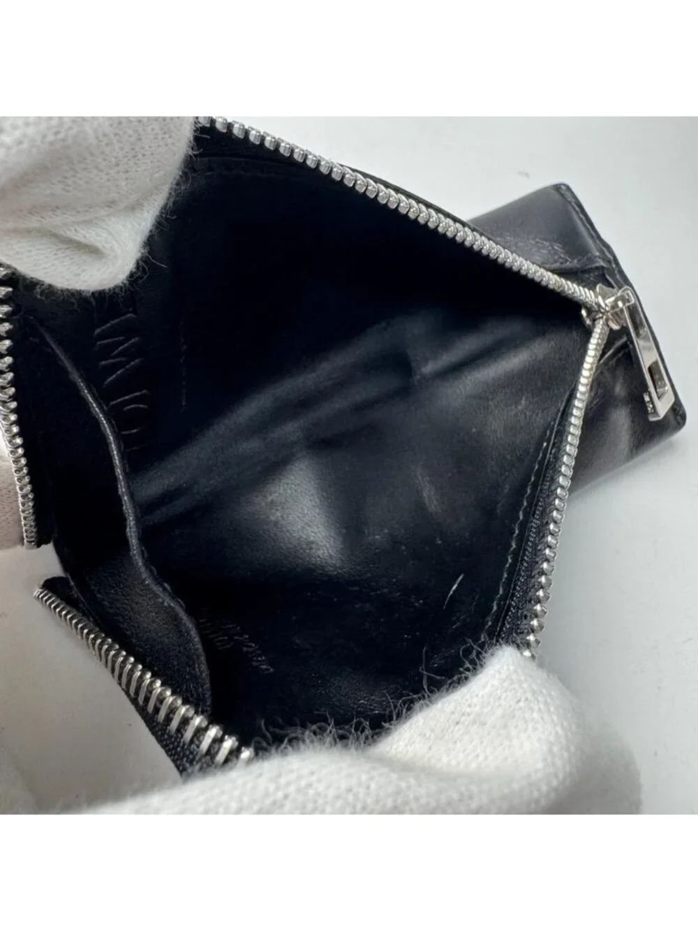 Loewe Anagram Triangle Coin Case Black